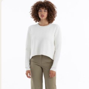 Ali Golden Quilted Sweatshirt